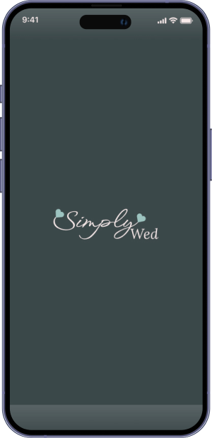 Simply Wed splash screen