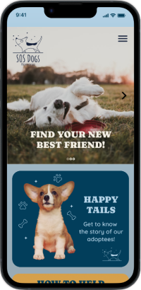 SOS Dogs find your new best friend screen