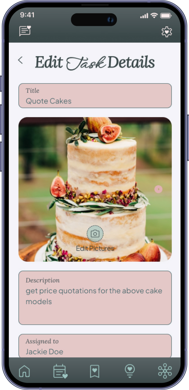 Final prototype: edit task