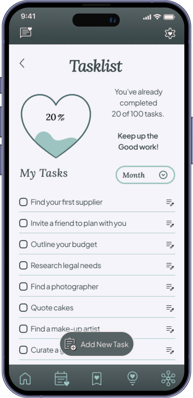 Final prototype: task list