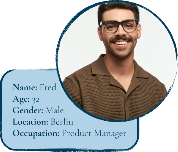 Portrait of Fred, persona