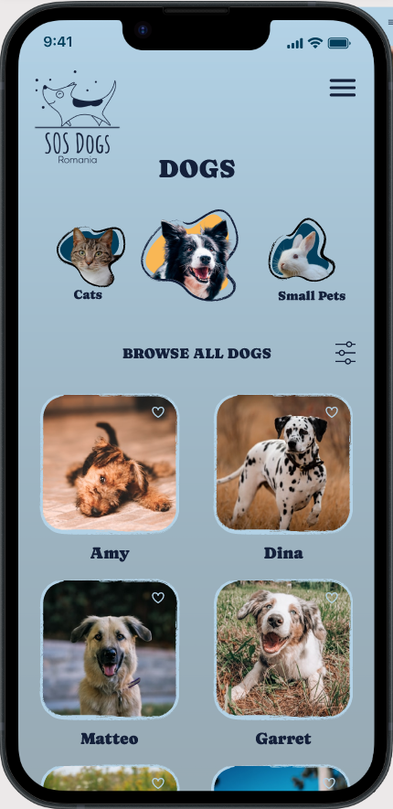 Prototype screen 1