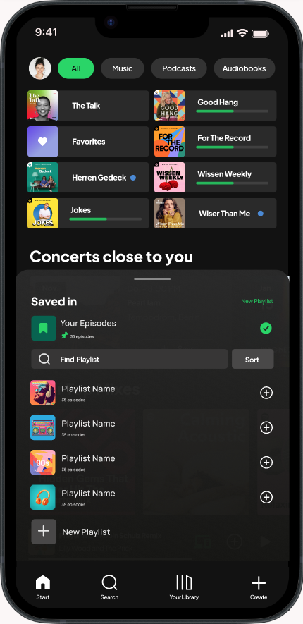Final prototype screen
